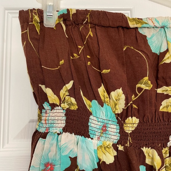 I Love H81 Los Angeles Brown Flower Dress - Picture 4 of 4